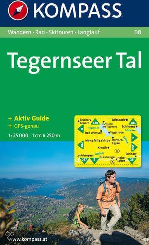 Cover van het boek '08: Tegernseer Tal 1:25.000'