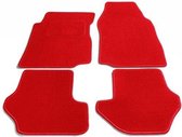 Tapis de voiture en feutre à l'aiguille Bavepa rouge Skoda Fabia 2007-2008