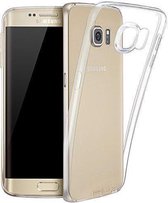 Hoesje geschikt voor Samsung Galaxy S7 Edge - TPU Case Transparant (Silicone Hoesje)