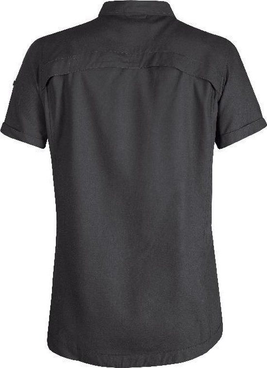 Fjallraven Abisko Vent Shirt SS Women Dames Blouse korte mouwen Grijs bol