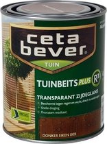 Cetabever Transparante Tuinbeits Plus - 0,75 liter - Donker Eiken