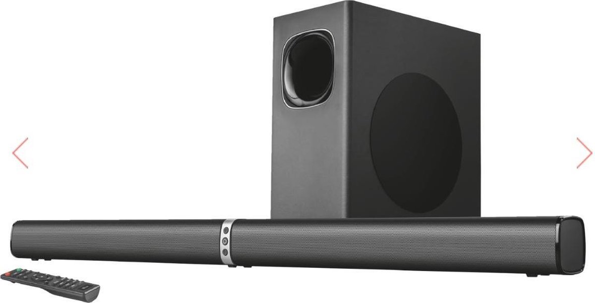 Trust Lino XL Bluetooth Soundbar met Subwoofer + 2 Speakers Zwart