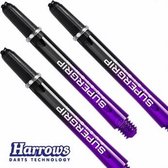 Harrows Supergrip Fusion X Black / Purple - Short