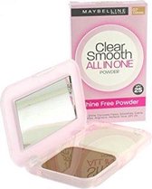 Maybeline, clear smooth - all in one powder - 07 caramel - spf 25