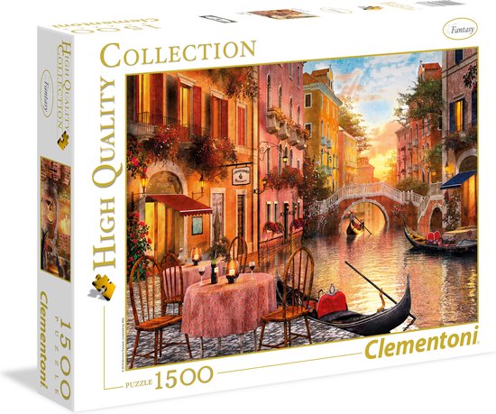Clementoni - Collection de puzzles de haute qualité - Venise - 1500 pièces  | bol