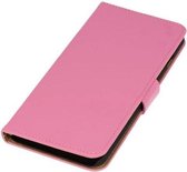 Bookstyle Hoes voor Galaxy Note i9220 N7000 Roze