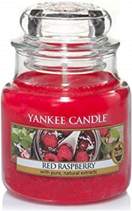 Yankee Candle Geurkaars Small Red Raspberry - 9 cm / ø 6 cm