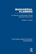Routledge Library Editions: Management - Managerial Planning