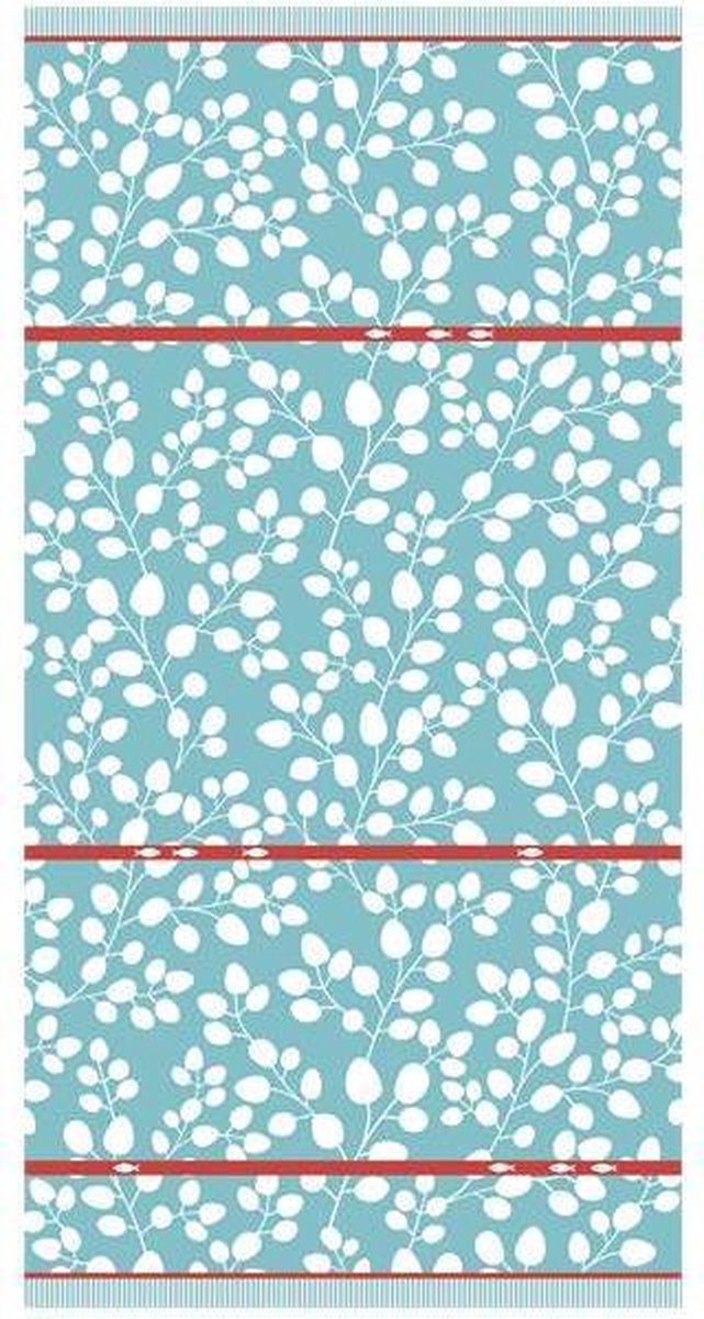 Clarysse Leaf - Strandlaken - 90x170 cm - Blauw