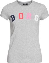 Björn Borg dames t-shirt Tee - grijs-40
