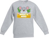 Mighty Mike sweater grijs voor kinderen - unisex - muizen trui 3-4 jaar (98/104)