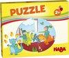 Afbeelding van het spelletje Haba Kinderpuzzel Ridder En Prinses 6-delig