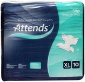 Attends incontinentie Slip regular plus 10 - x-large - incontinentie-inlegkruisjes