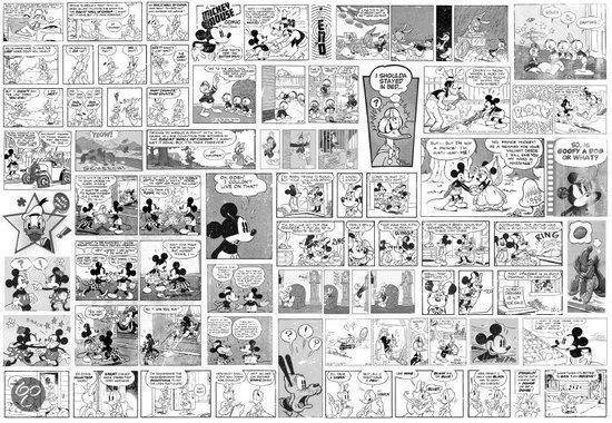 Disney Behang Mickey Comic fotobehang | bol.com