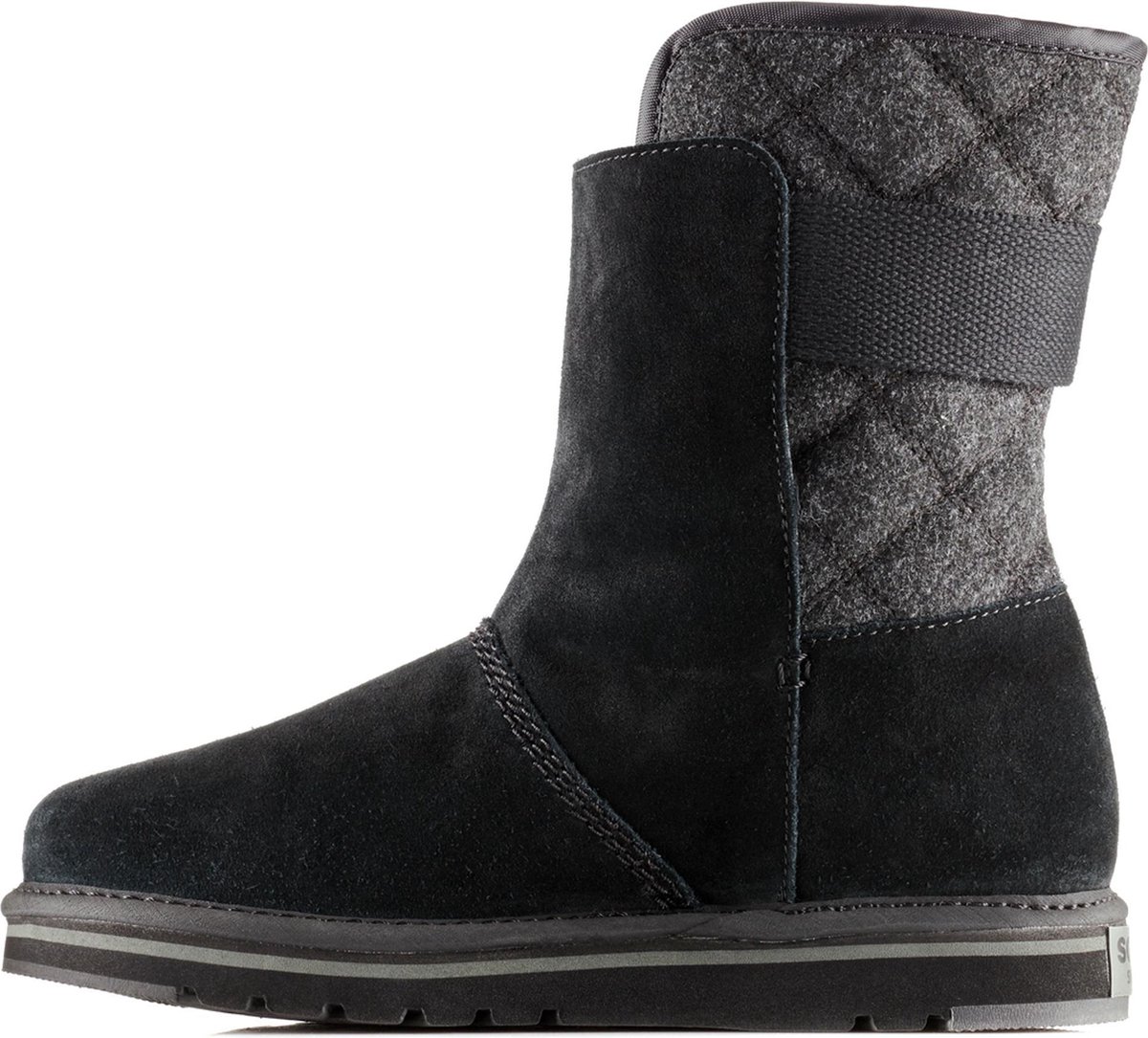 Sorel Newbie Dames Winterboots Grill Zwart