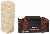 Stapeltoren spel, Reis (kleine) ECO Indiaas hout, in stevige tas ®Designed in UK - Prachtig afgewerkt - Kwaliteit & Klasse - Profi