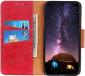 Wallet bookcase geschikt voor Apple iPhone 11 Pro Max - rood