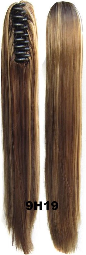 Brazilian Paardenstaart, Ponytail extensions straight – bruin / blond 9H19