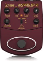 Behringer ADI21 V-Tone Acoustic Analog Modeling Preamp - Effect-unit voor akoestische gitaar