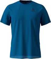 Odlo Shirt Ronde Hals Korte Mouwen MILLENNIUM Linencool BLAUW - Maat M