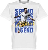 Sergio Ramos Legend T-Shirt - Wit - Kinderen - 140
