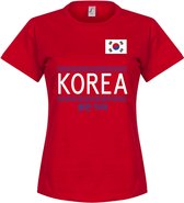 Zuid Korea Team Dames T-Shirt - Rood - L