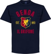 Genoa Established T-Shirt - Navy - XXXL