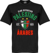 Palestino Established T-Shirt - Zwart - L