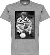 Dalglish Celtic Retro T-Shirt - Grijs - 3XL