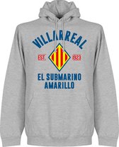 Villarreal Established Hooded Sweater - Grijs - XXL