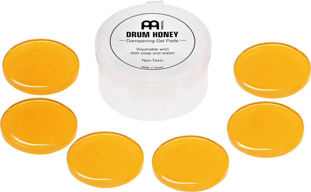 Meinl Drum Honey – MDH – 6‑Pack Gel Pads – Drum & Cymbal Dempers
