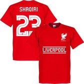 Liverpool Shaqiri 23 Team T-Shirt - Rood - L