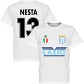 Lazio Roma Nesta 13 Team T-Shirt - Wit - XS