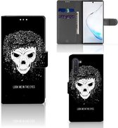 Telefoonhoesje met Naam Geschikt voor Samsung Galaxy Note 10 Skull Hair