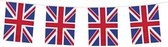 5x Union Jack vlaggenlijnen 10 meter - Engeland/Britse feestartikelen - Vlaggetjes/slingers versiering