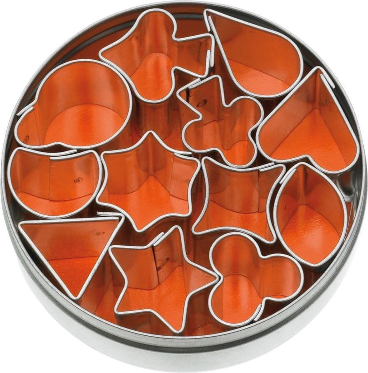 STERNSTEIGER Decoratieset in doos 15mm,20mm 12 st.