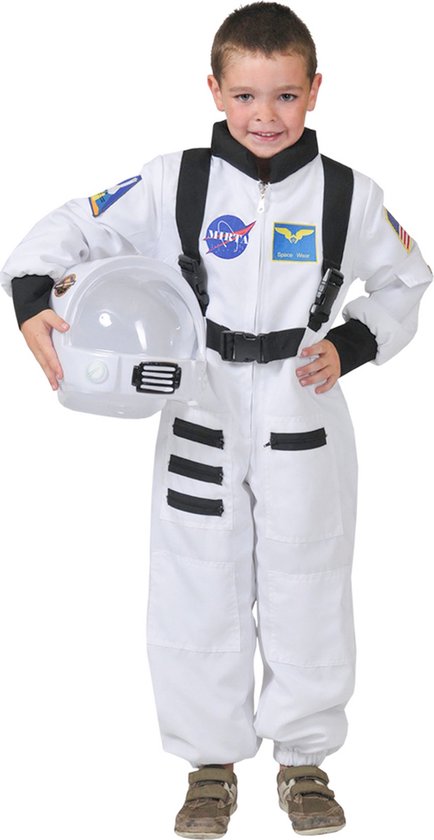 Verkleedpak ruimtevaarder / astronaut - Space Shuttle Commandant kind 128  -... | bol.com