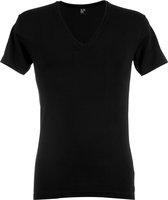 Alan Red - T-Shirt V-Neck Stretch Zwart 2-Pack - Maat M - Body-fit