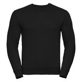 Sweatshirt Russell Homme Noir Col Rond Regular Fit