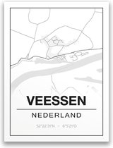 Poster/plattegrond VEESSEN - A4