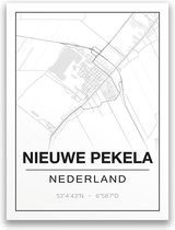 Poster/plattegrond NIEUWEPEKELA - A4