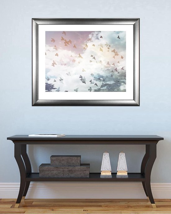 Homedecoration Colorado – Fotolijst – Fotomaat – 44 x 100 cm – Aluminium geborsteld - Homedecoration