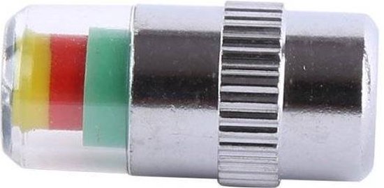 kruipen afdrijven verkenner Ventieldop met drukmeter voor Autoventiel (4 stuks) | bol.com