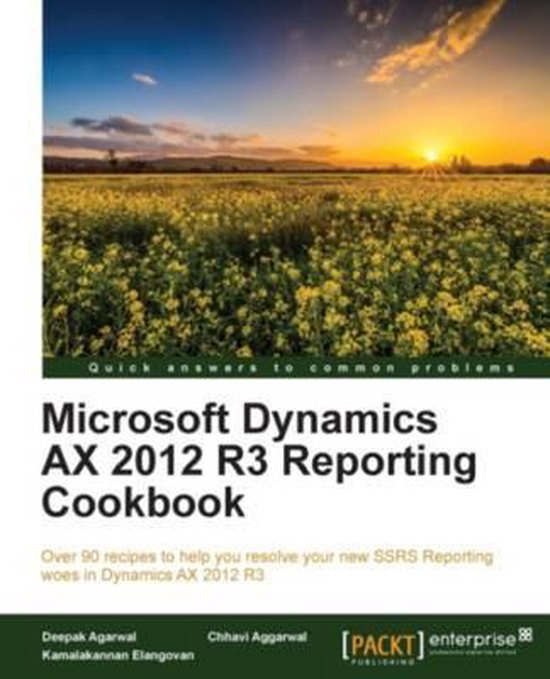 Microsoft Dynamics Ax 2012 R3 Reporting Cookbook - cover