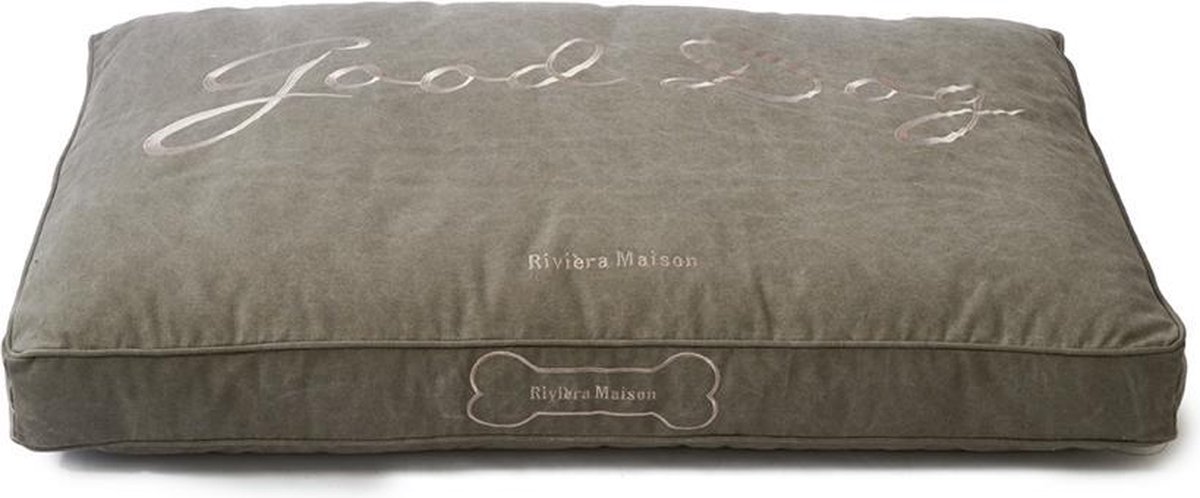 scannen Tekstschrijver Ontwaken Rivièra Maison Dog Pillow Good Day - Hondenkussen - Large - Grafiet |  bol.com