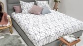 Libelle Lines - Dekbedovertrek - Eenpersoons - 140x200/220 cm + 1 kussensloop 65x65 cm - Multi