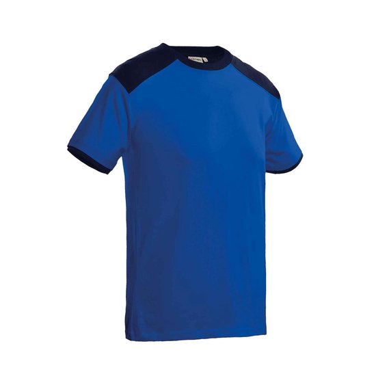 Santino Tiesto 2color T-shirt (190g/m2) - Zwart | Rood - XXXL - Santino