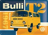 Nostalgic Art VW T2 Bulli Since 1967 Metalen wandbord in reliëf 30x40 cm