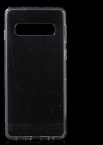 Shop4 - Samsung Galaxy S10 Hoesje - Zachte Back Case Ultra Dun Transparant