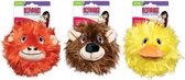 Kong Cat Softies Fuzzy Ball - Kauwspeelgoed - 121 mm x 102 mm x 102 mm - Multi